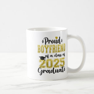 Caneca De Café Namorado Super Orgulhoso Da Graduação Do Formando