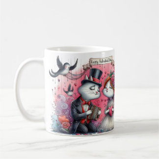 Caneca De Café Namorados Adoram Mugs