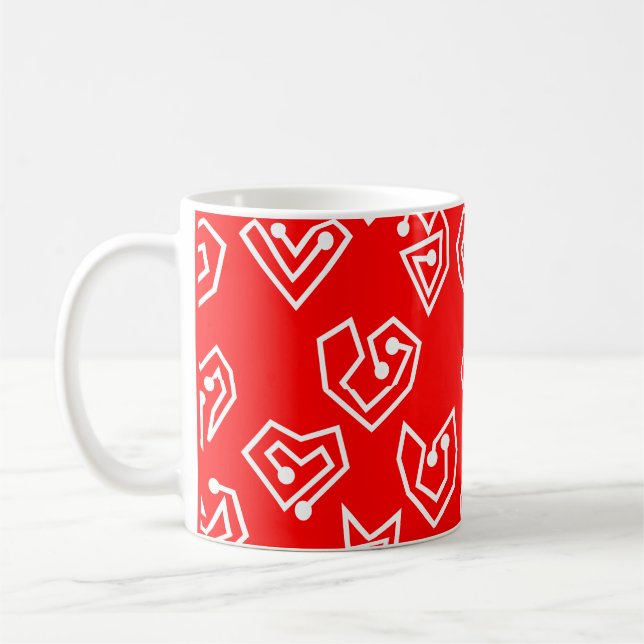 Caneca De Café Namorados Branco Mazes Mug (Esquerda)