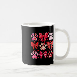 Caneca De Café Namorados Cão Cachorro Pata Imprimir Coração Rosa