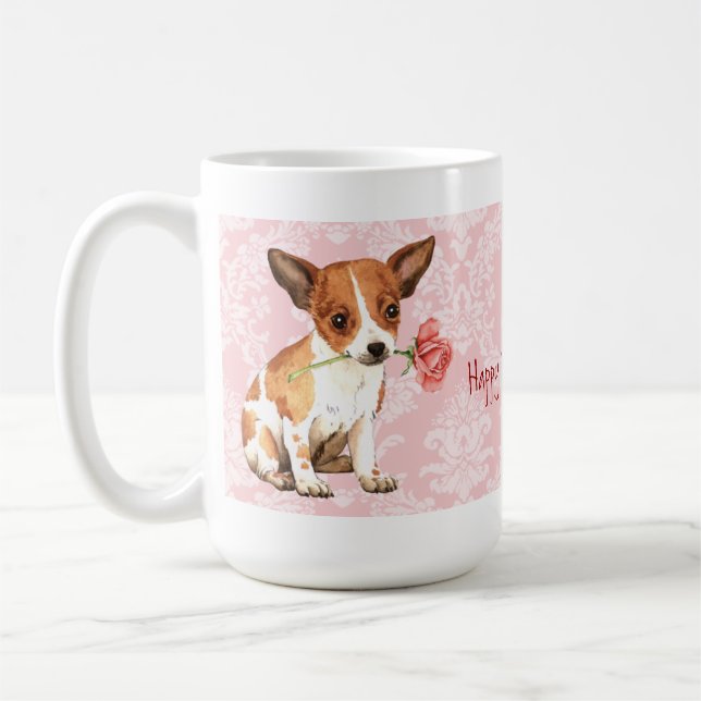 Caneca De Café Namorados Chihuahua (Esquerda)