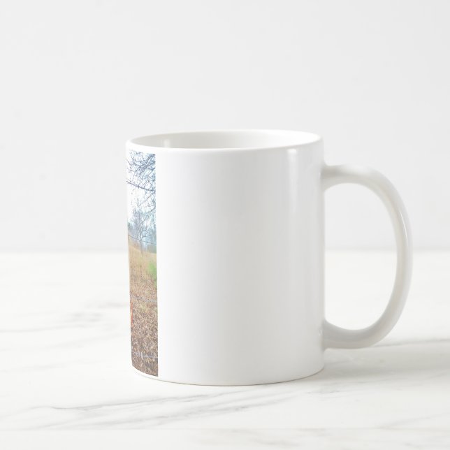 Caneca De Café Namorados Coração Miniatura Cavalo Marrom (Direita)