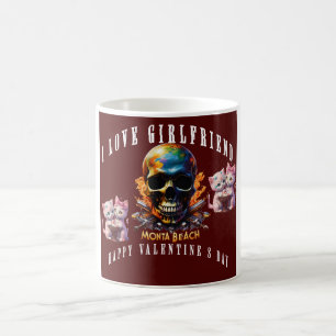 Caneca De Café Namorados De Logotipo Cupido Inspirado No Amor