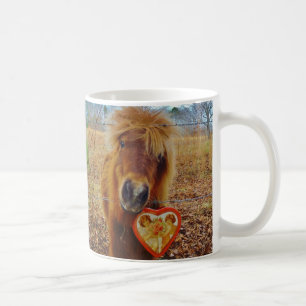 Caneca De Café Namorados diminutos do cavalo do cavalo dos
