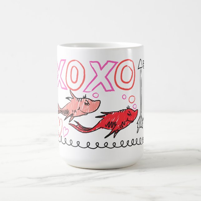 Caneca De Café Namorados Dr. Seuss | Design XOXO (Centro)