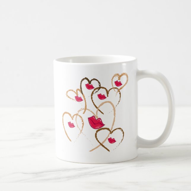 Caneca De Café Namorados Engraçado de Amor (Direita)