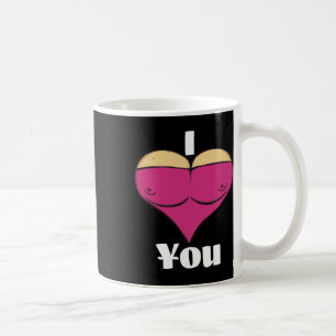 Caneca De Café Namorados Eu Te Amo Com Meu Grande Coração Da Mama