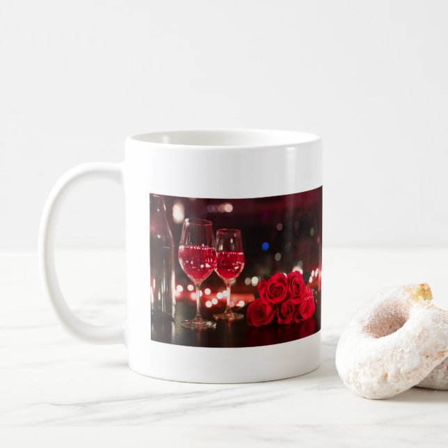 Caneca De Café Namorados Gift (Com Donut)
