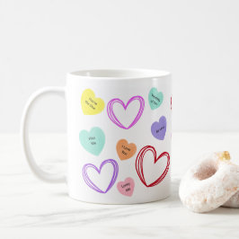 Caneca De Café Namorados Heart Mug