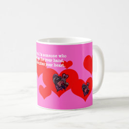 Caneca De Café Namorados Hearts Mug