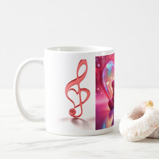 Caneca De Café Namorados Mug (Com Donut)