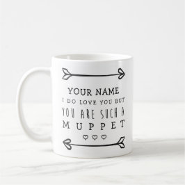 Caneca De Café Namorados Personalizados Engraçados - Fantoche