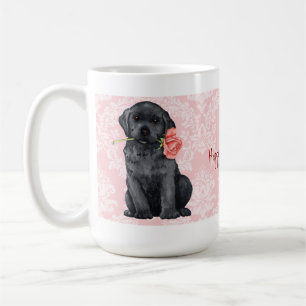 Caneca De Café Namorados Rosa Preto