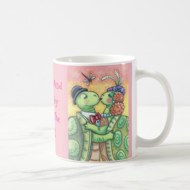 Caneca De Café Namorados TORTOISE MUG de tartarugas de beijos *Pe (Direita)