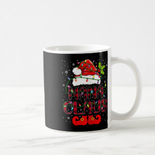 Caneca De Café Nana Claus Felry Natal Buffalo Xadrez Santa Hat