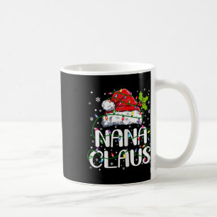 Caneca De Café Nana Claus Natal Luz Festa da Família Pajama
