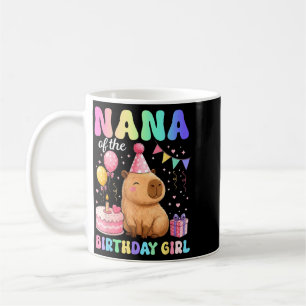 Caneca De Café Nana Da Menina Do Aniversário Família Kawaii De Ca