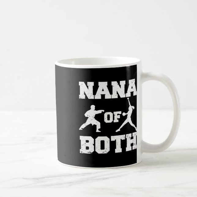 Caneca De Café Nana De Softll Engraçado E Karate Nana (Direita)