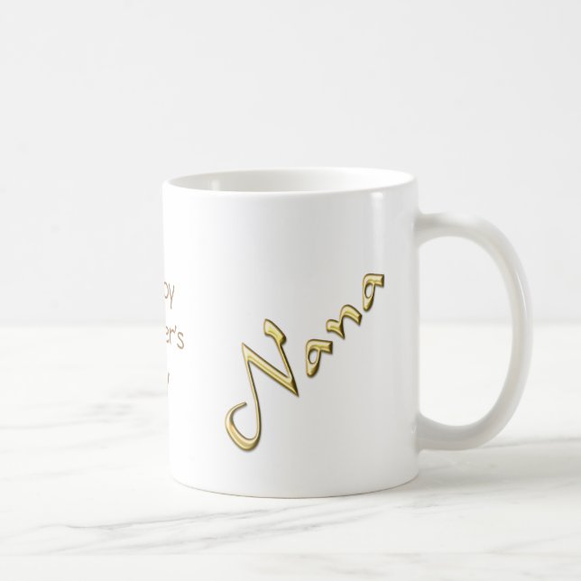 Caneca De Café Nana Dia de as mães Mug (Direita)