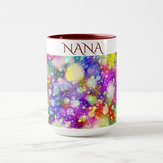 Caneca de café "NANA" em várias cores. (Centro)