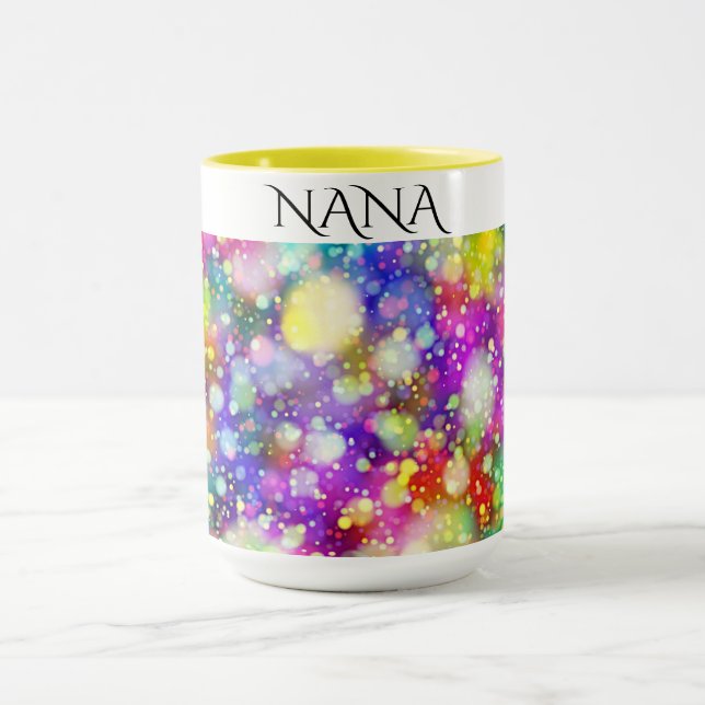 Caneca de café "NANA" em várias cores. (Centro)