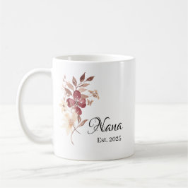 Caneca De Café Nana Est. Year – New Nana Milestone Gift