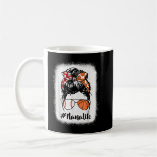 Caneca De Café Nana Lançada Beisebol Vida Bola Mensagem Bun M