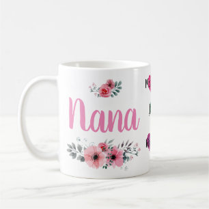 Caneca De Café Nana Mug Personalizada com Nomes de Avós