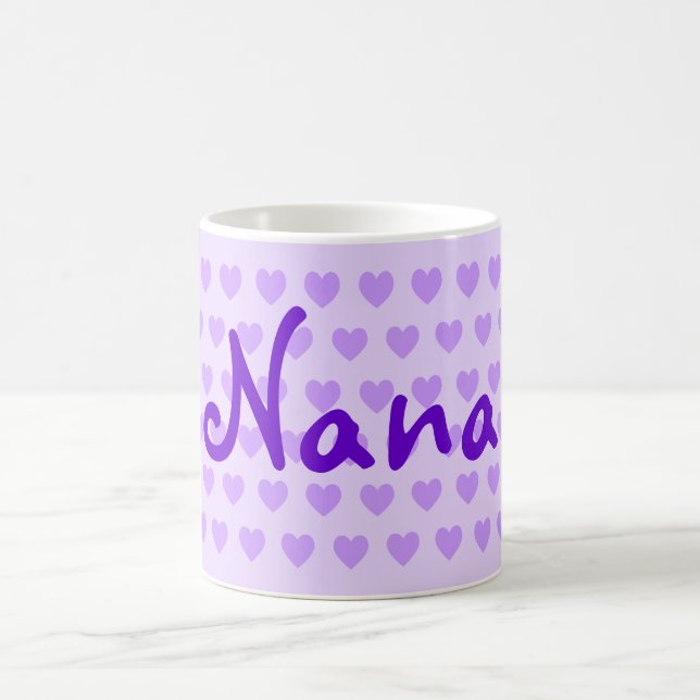Caneca De Café Nana Personalizada em Roxo (Centro)