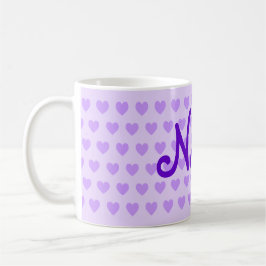 Caneca De Café Nana Personalizada em Roxo
