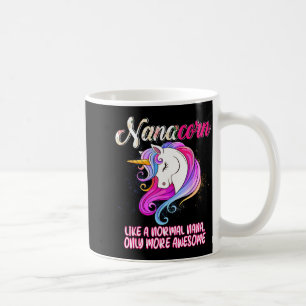 Caneca De Café Nanacorn feliz dia das mães amante de unicórnio or