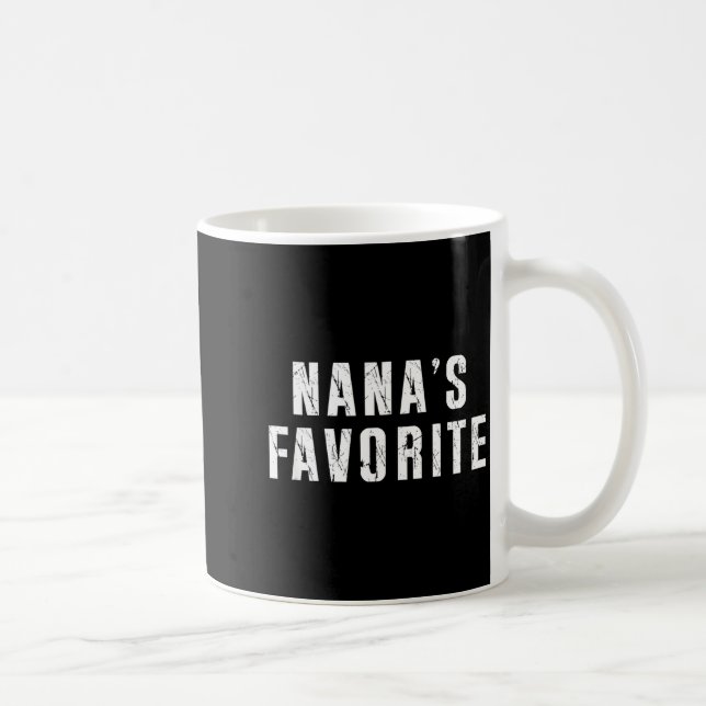 Caneca De Café Nana's Favorite T Funny Grandma Grandparent Granhi (Direita)