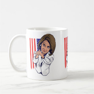 Caneca De Café Nancy Pelosi batendo palmas