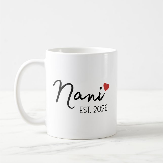 Caneca De Café Nani Nana Est 2026 Set, New Indian Grandparent (Esquerda)