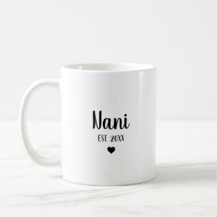 Caneca De Café Nani Primeira Vez Avó Anúncio de Gravidez