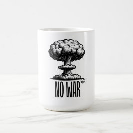 Caneca de café NÃO À GUERRA