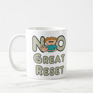 Caneca De Café Não à redefinição do Excelente