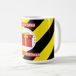 Caneca De Café Não Abrir Até O Natal