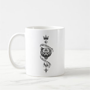 Caneca De Café Não Acredito na Sorte Urso Símbolo Design Trader