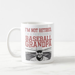 Caneca De Café Não Aposentado - Apenas um Pró de Baseball