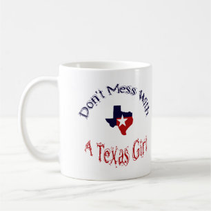 Caneca De Café Não brinque com uma garota do Texas