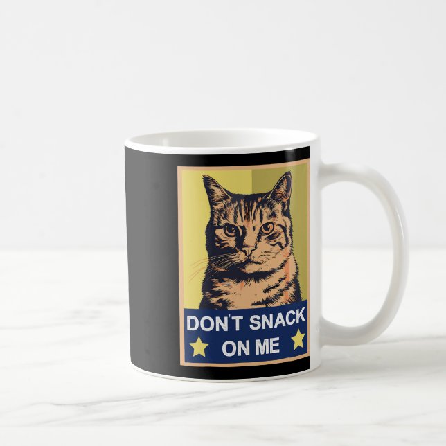 Caneca De Café Não brinque comigo Gato 1 (Direita)