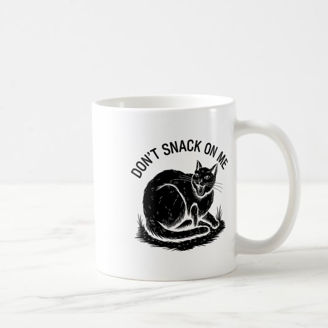 Caneca De Café Não brinque comigo, Gato 4 (Direita)