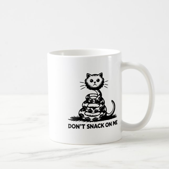 Caneca De Café Não brinque comigo Gato 6 Engraçado (Direita)