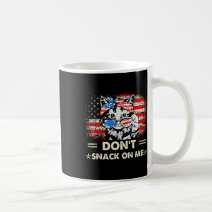 Caneca De Café Não brinque comigo, Patriótico Gato, Política Sarc