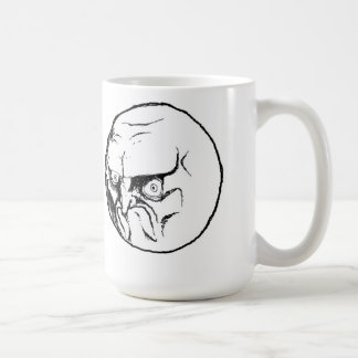 Caneca De Café NÃO Cara da raiva