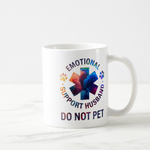 Caneca De Café Não Coloque o suporte emocional em marido