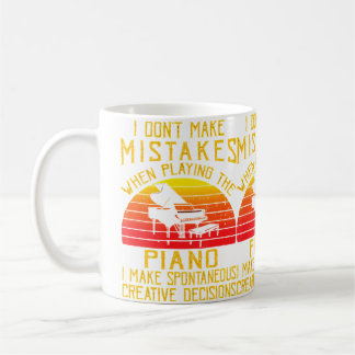 Caneca De Café Não Cometo Erros Ao Tocar O Piano