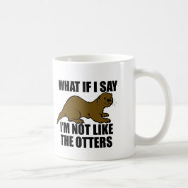 Caneca De Café Não como as lontras