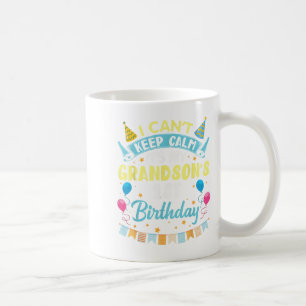 Caneca De Café Não consigo ficar calmo É o primeiro aniversario d